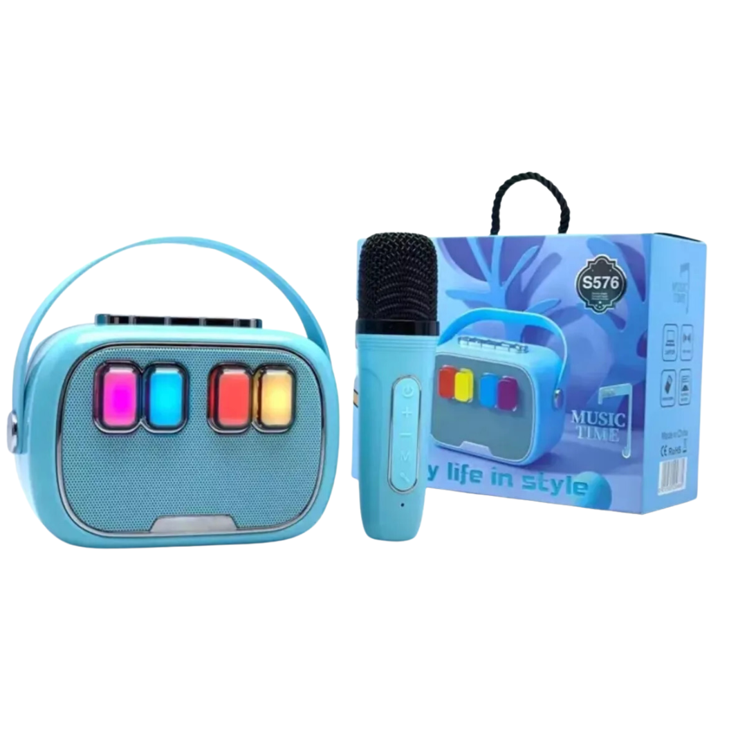 Parlante Karaoke Bluetooth Niño Microfon